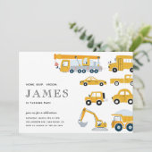 市交通少年イエローセカンド誕生日 招待状 (スタンド正面)