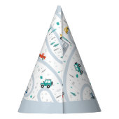 市交通車セカンドボーイ誕生日 パーティーハット (裏面)