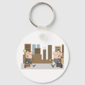 市内でビジネスマンが集まる キーホルダー (正面)