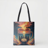 市内のベルトと汚染 トートバッグ (正面)