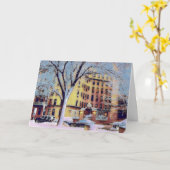 市内のホリデータイム カード (黄色い花)