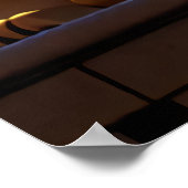 市内のライオン | AI Art ポスター (角)