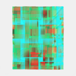 市内のレトロ感覚 フリースブランケット