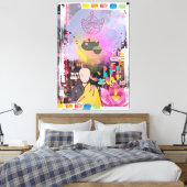 市内の仏 キャンバスプリント (インサイチュ (寝室))