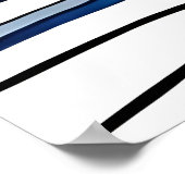 市内の屋根の上のひまわり | AIアートポスター ポスター (角)