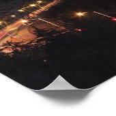 市内の花火 ポスター (角)