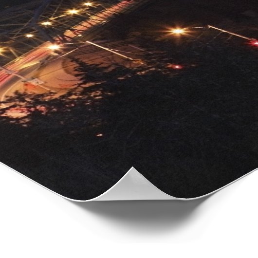 市内の花火 ポスター (角)