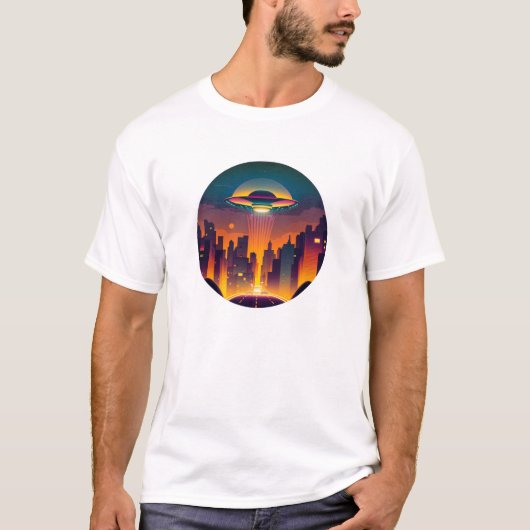 市内のUFO Tシャツ (正面)