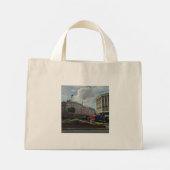 市内を旅行する ミニトートバッグ (裏面)