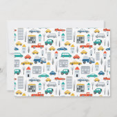 市内交通トラック第2バースデーパーティー 招待状 (裏面)