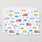 市内交通トラック第2バースデーパーティー 招待状 (裏面)