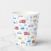 市内交通トラック第2バースデーパーティー 紙コップ (裏面)