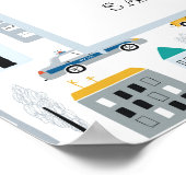 市内交通トラック第2誕生日歓迎 ポスター (角)