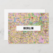 市内地図はがき♥ベルリン ポストカード (正面/裏面)