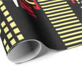 市内背景資料(漫画アートスタイルスピード) ラッピングペーパー (ロールコーナー)