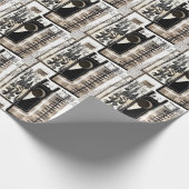 市内言語（白黒） ラッピングペーパー (角)