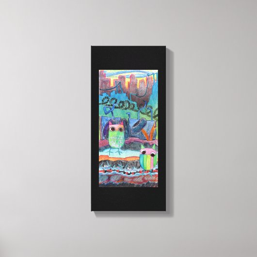 市内雑貨店 キャンバスプリント (正面)