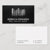 市区町村のスカイラインピクセル |実在財産 名刺 (正面/裏面)