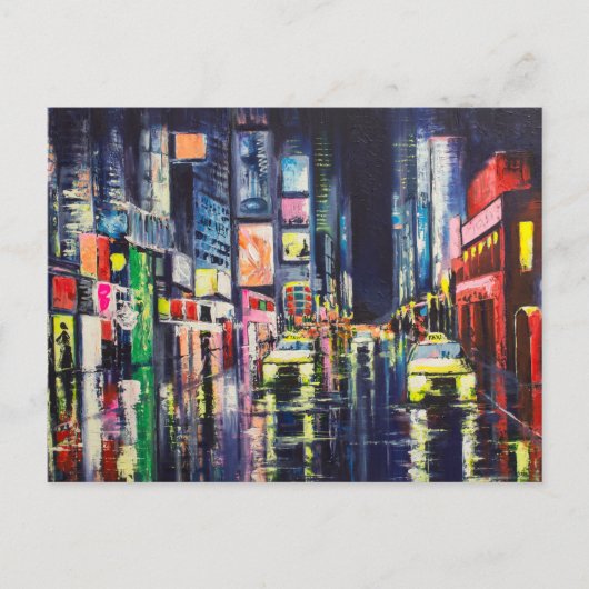 市区町村の反射 ポストカード (正面)