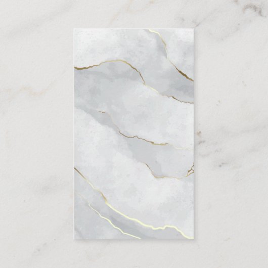 市区町村ロゴ | 大理石 名刺 (裏面)