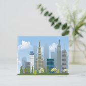 市区町村建物はがき ポストカード (スタンド正面)