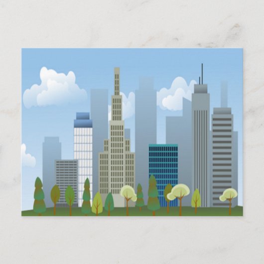 市区町村建物はがき ポストカード (正面)