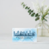 市区町村建物 | ダウンタウンプロパティ 名刺 (スタンド正面)