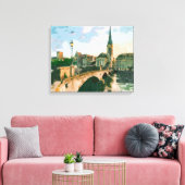 市区町村 キャンバスプリント (インサイチュ (リビング))