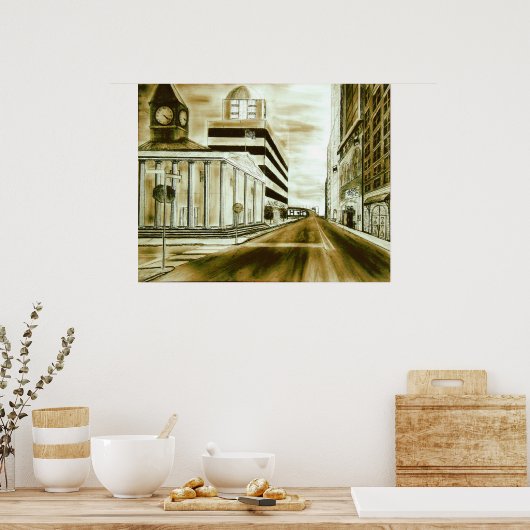 市区町村 ポスター (キッチン)