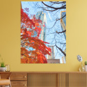 市区町村（赤） キャンバスプリント (インサイチュ (リビング))