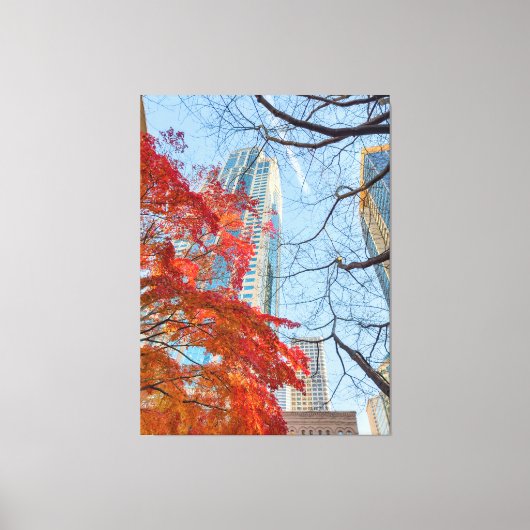 市区町村（赤） キャンバスプリント (正面)