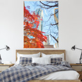 市区町村（赤） キャンバスプリント (インサイチュ (寝室))