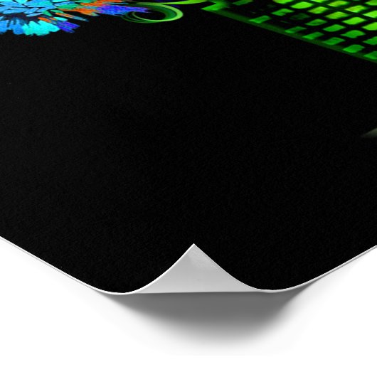 市区開花 ポスター (角)