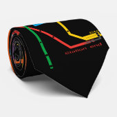 市営地下鉄地図 ネクタイ (ロール)