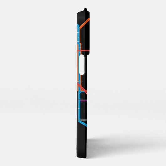 市営地下鉄地図 iPhoneケース (右側面)