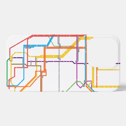 市営地下鉄地図 iPhoneケース (裏面横)