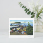 市営桟橋の表示 ポストカード (スタンド正面)