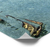 市営桟橋シカゴイリノイ葉書1925 ポスター (角)