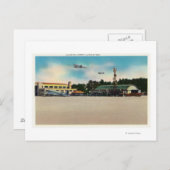 市営空港着陸場の風景 ポストカード (正面/裏面)