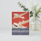 市営空港 1936年 ポストカード (スタンド正面)