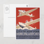 市営空港 1936年 ポストカード (正面/裏面)