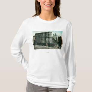 市場および石大工Stsからの洪水Bldg Tシャツ