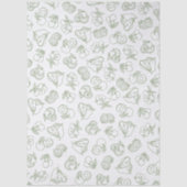 市場お洒落のグリーンブライダルシャワー 薄葉紙 (正面)