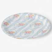 市場お洒落のブライダルシャワーを離れる ペーパープレート (アングル)