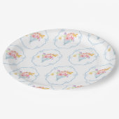 市場お洒落のブライダルシャワーを離れる ペーパープレート (アングル)