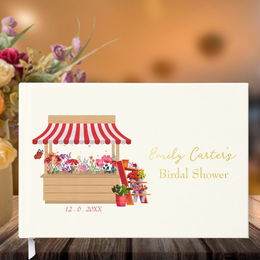 市場お洒落のブライダルシャワー ゲストブック