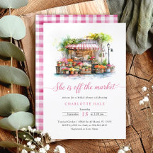 市場お洒落のブライダルシャワー