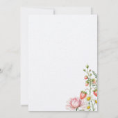 市場からおめでたい! フラワーマーケット ブライダルシャワー 招待状 (裏面)