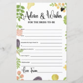 市場から出たばかりのアドバイスが花嫁を願う (正面)