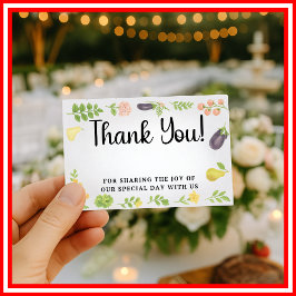 市場から出たばかりのThank You Enclosure Card エンクロージャーカード